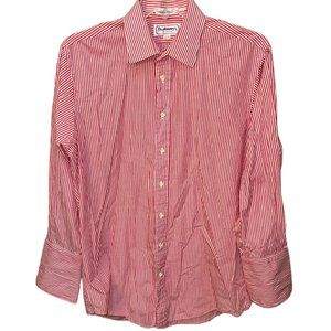 Vintage Men's Burberrys of London Button Down Long Sleeve Shirt SZ‎ 16 1/2-33